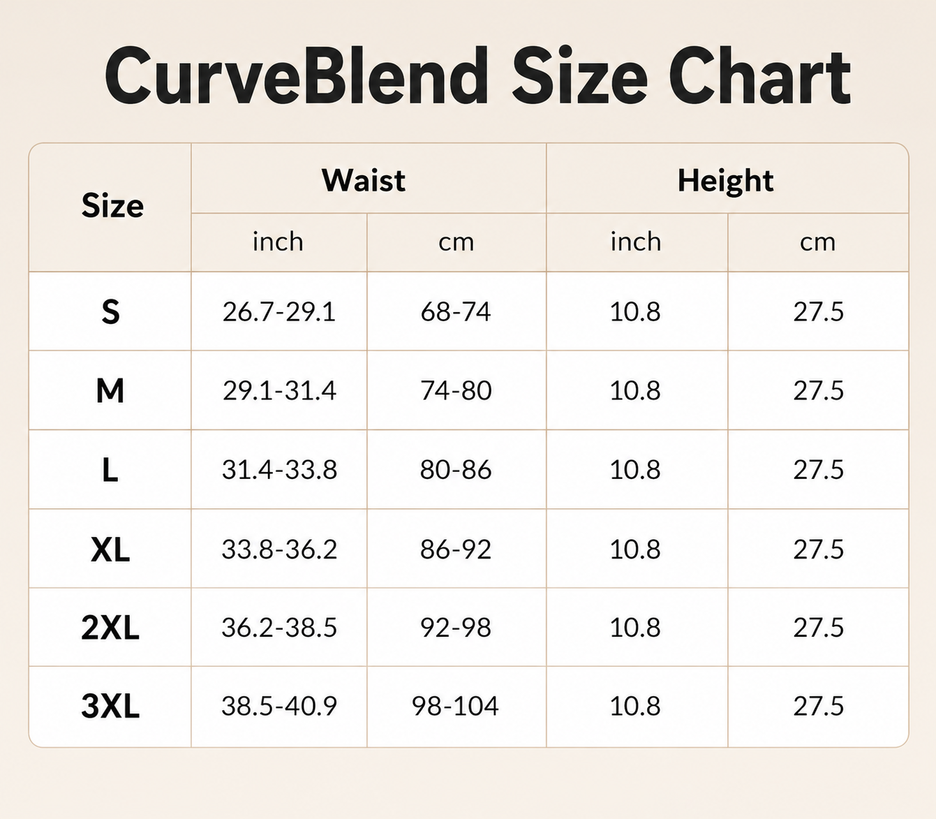 CurveBlend® Adjustable Tummy Control Waist Trainer