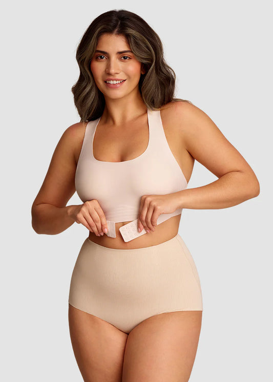 CurveBlend® Front Closure Cross-Back Wireless Posture Bra