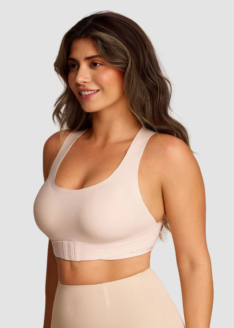 CurveBlend® Front Closure Cross-Back Wireless Posture Bra