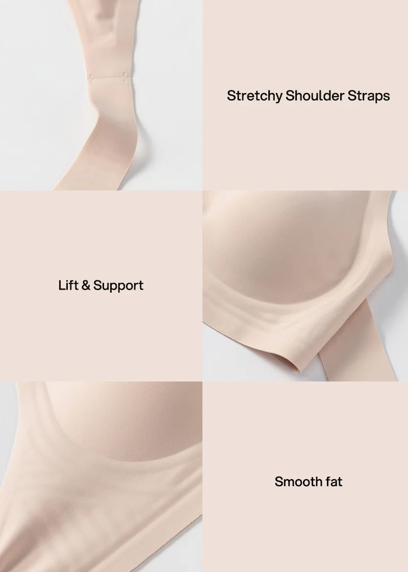 CurveBlend® Front Closure Cross-Back Wireless Posture Bra