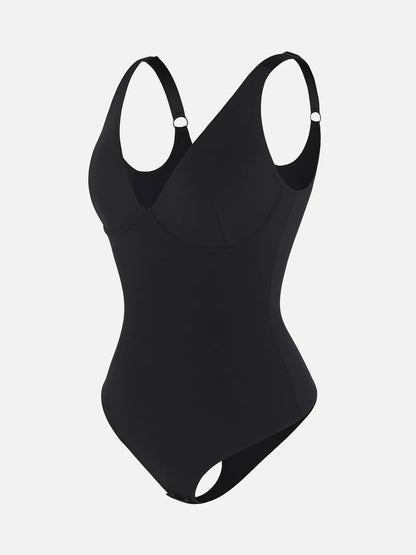 CurveBlend® V-Neck Tummy Control Bodysuit