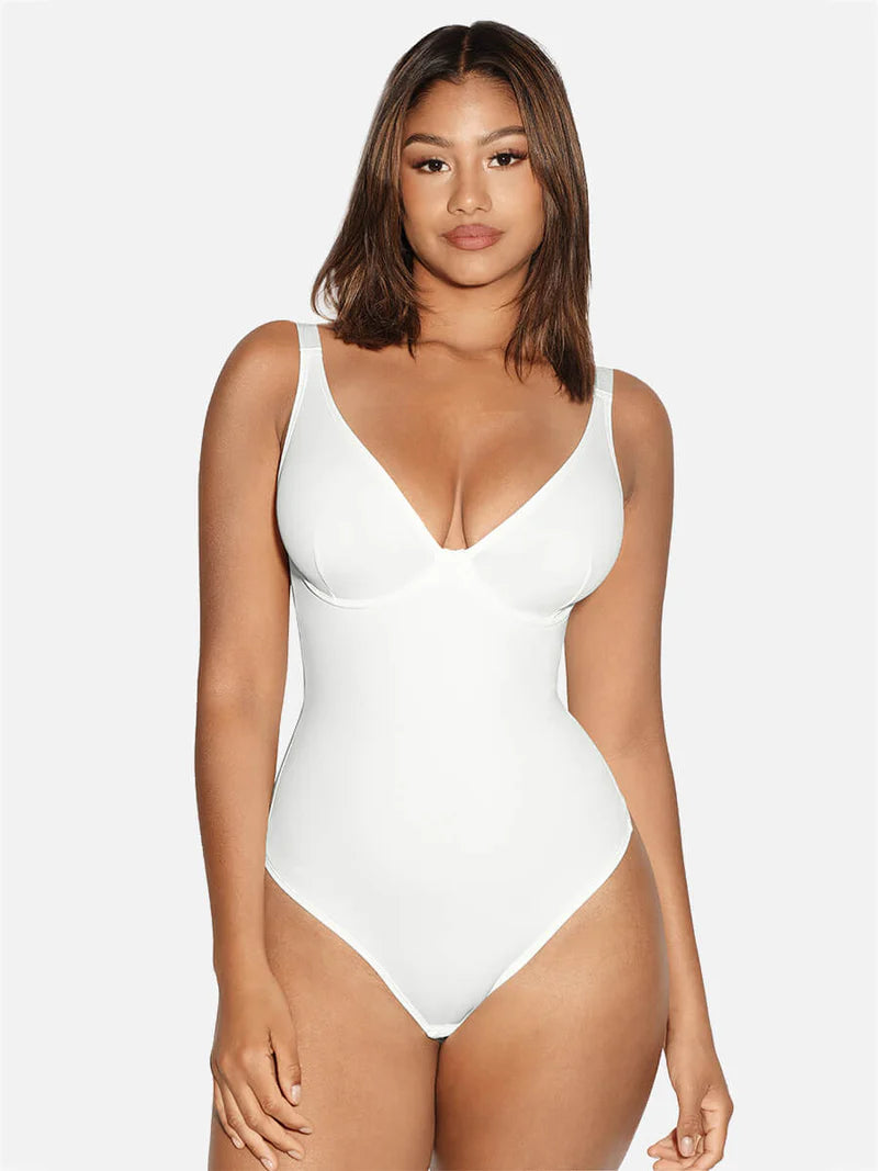CurveBlend® V-Neck Tummy Control Bodysuit