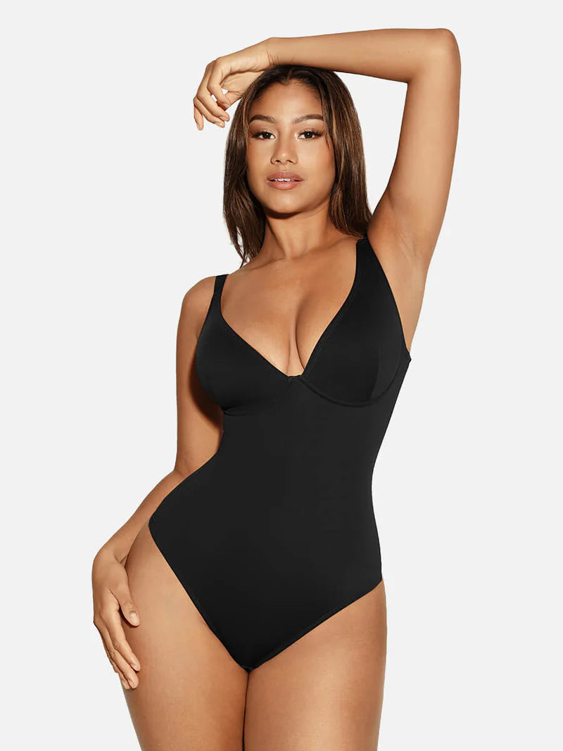 CurveBlend® V-Neck Tummy Control Bodysuit
