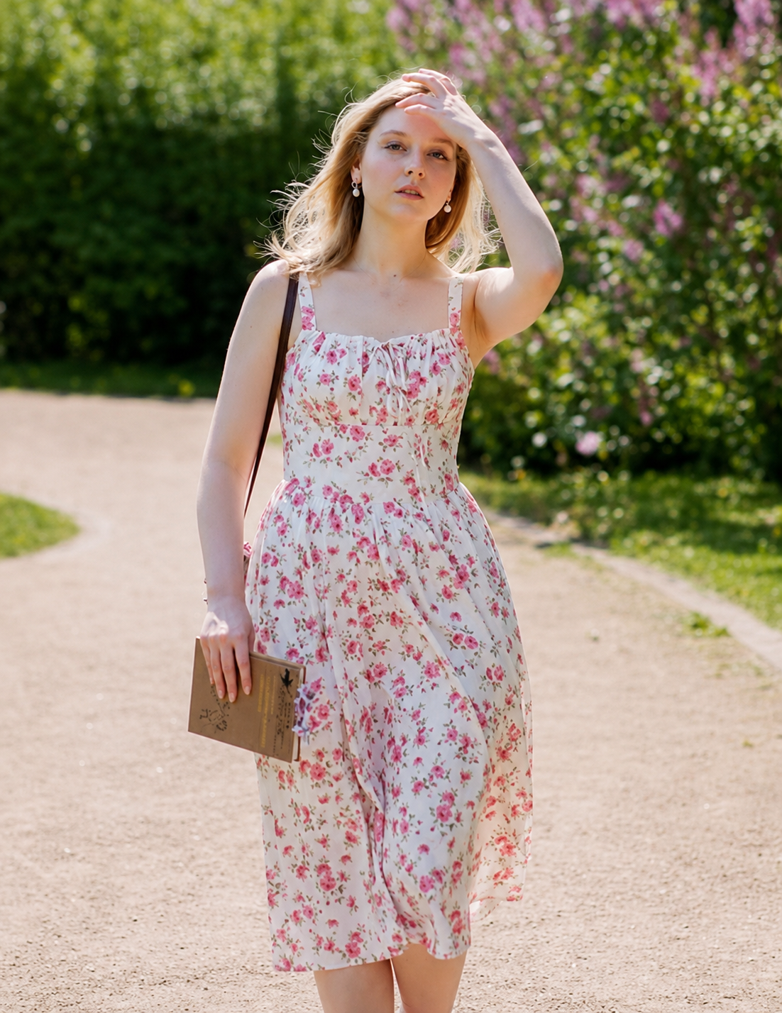 CurveBlend® Floral Corset Anti Tummy Dress