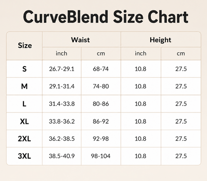 CurveBlend® Adjustable Tummy Control Waist Trainer