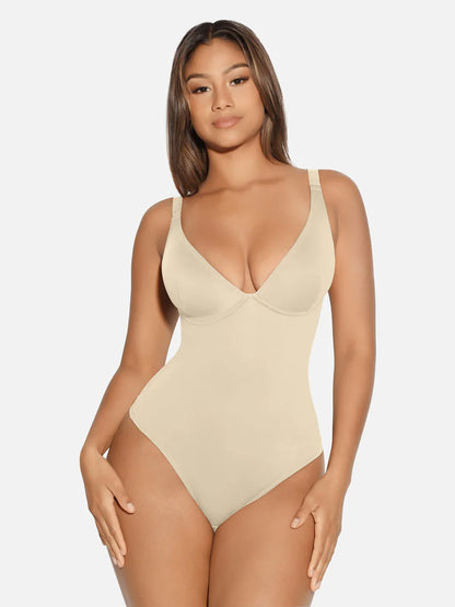CurveBlend® V-Neck Tummy Control Bodysuit