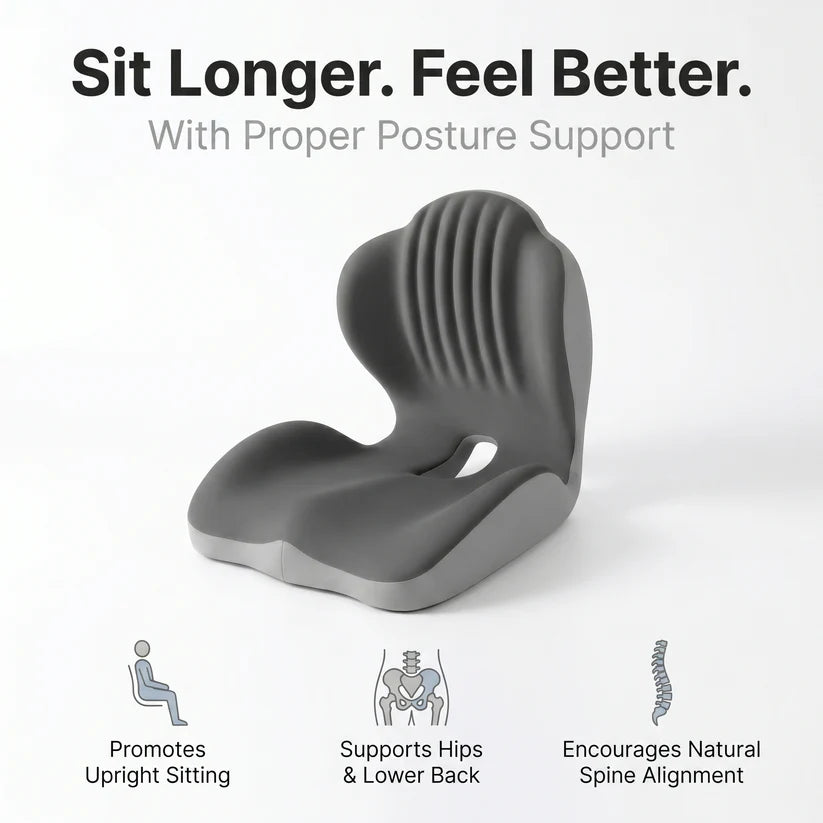 CurveBlend® Ergonomic Back Support Seat Cushion
