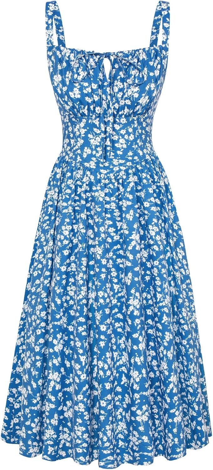 CurveBlend® Floral Corset Anti Tummy Dress