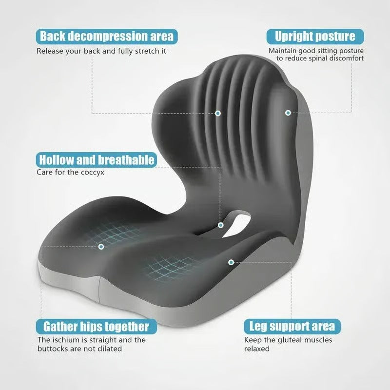 CurveBlend® Ergonomic Back Support Seat Cushion
