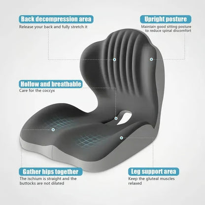 CurveBlend® Ergonomic Back Support Seat Cushion