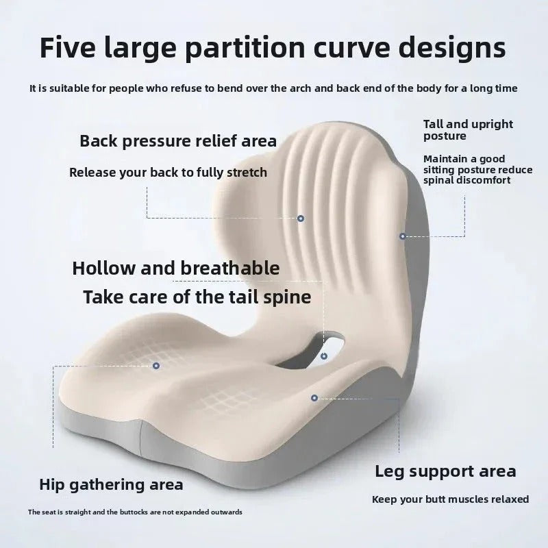 CurveBlend® Ergonomic Back Support Seat Cushion